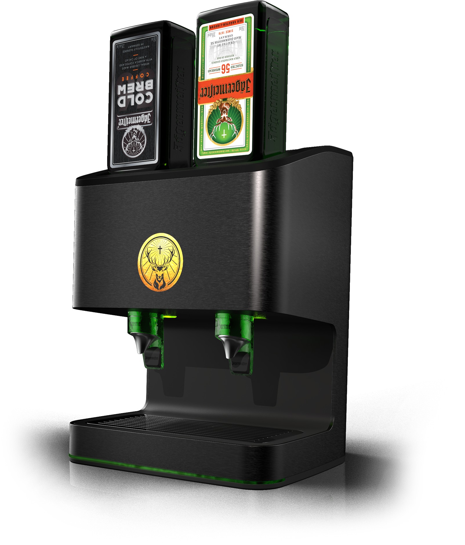 Jagermeister 3-Bottle Alcohol Tap Machine Dispenser Good