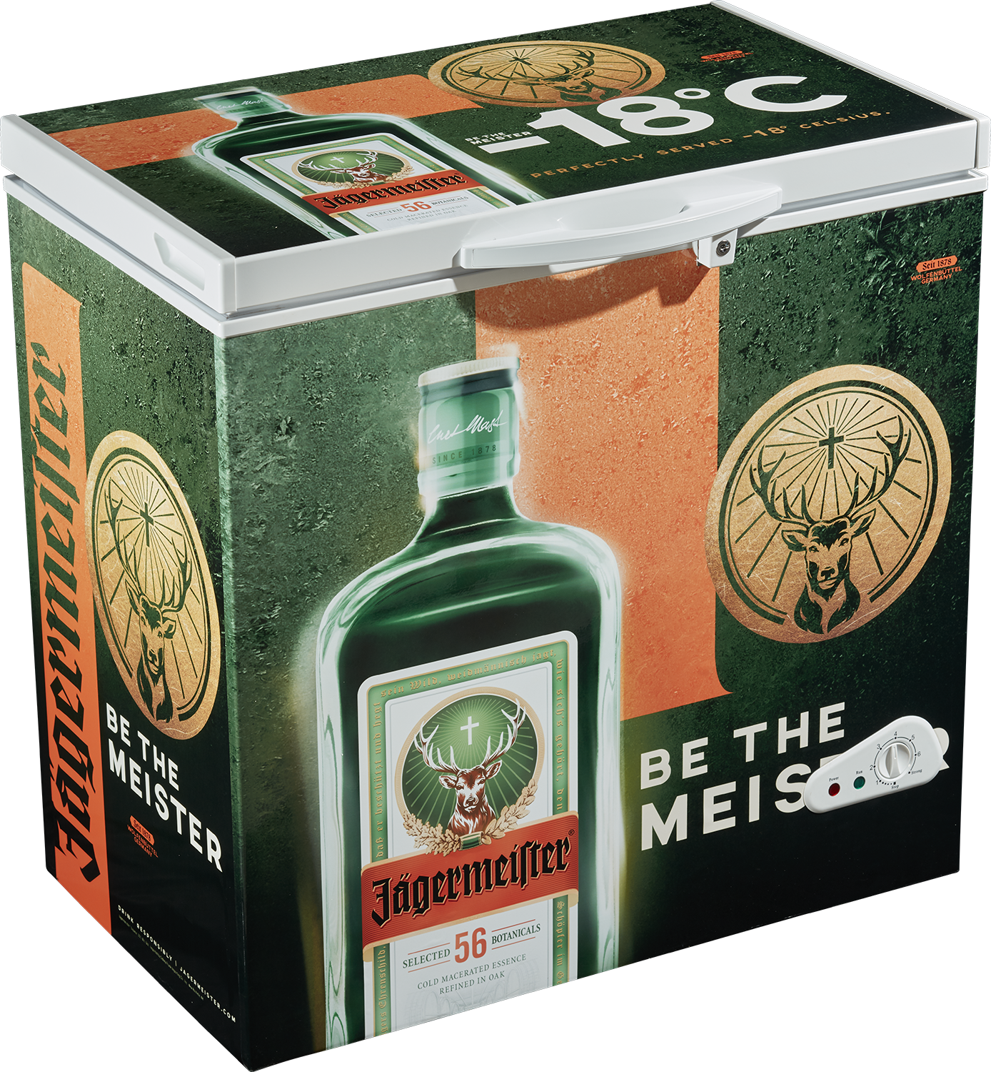 Jager meister 冷蔵庫 Jägermeister Floor Freezer – Tap Machine, Inc.