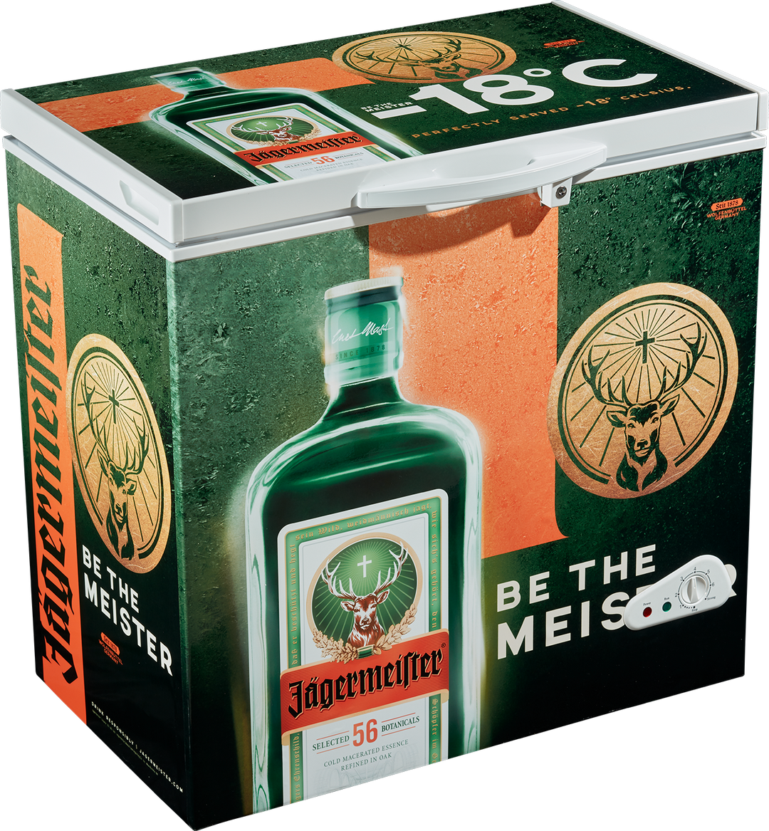 Jager meister 冷蔵庫 Jägermeister Shot Glass Freezer – Tap Machine, Inc.
